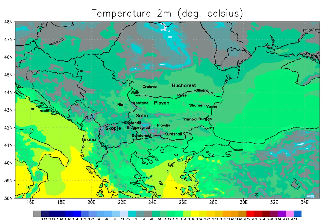 Meteo Balkans: В петък 24 януари през страната ще премине атмосферно смущение 